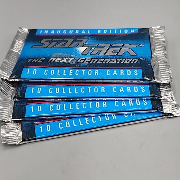 Star Trek Next Generation Inaugural Edition Unopened Packs Paramount Lot of 4 92 - Picture 3 of 9
